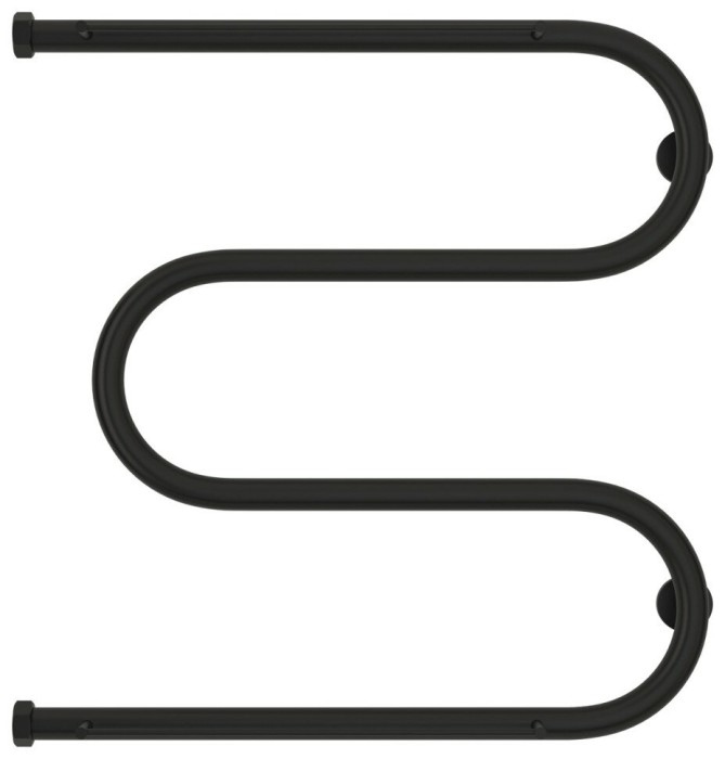 Сунержа Водяной полотенцесушитель 600x600, М-образный, 31-0008-6060 цвет: матовый чёрный