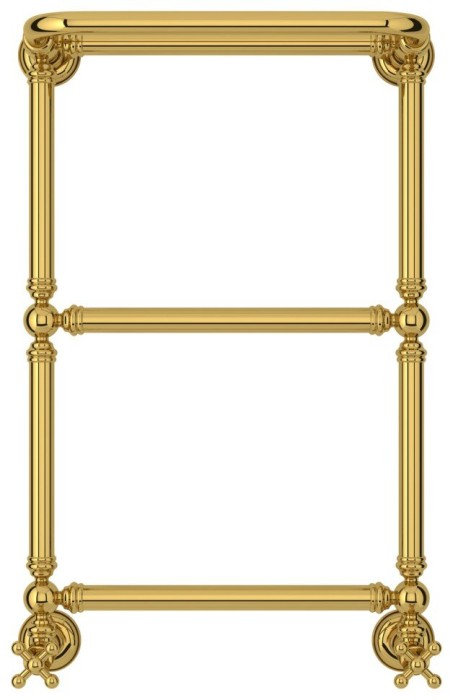 Сунержа Водяной полотенцесушитель 660x400, Ренессанс, 03-0281-6640 цвет: золото