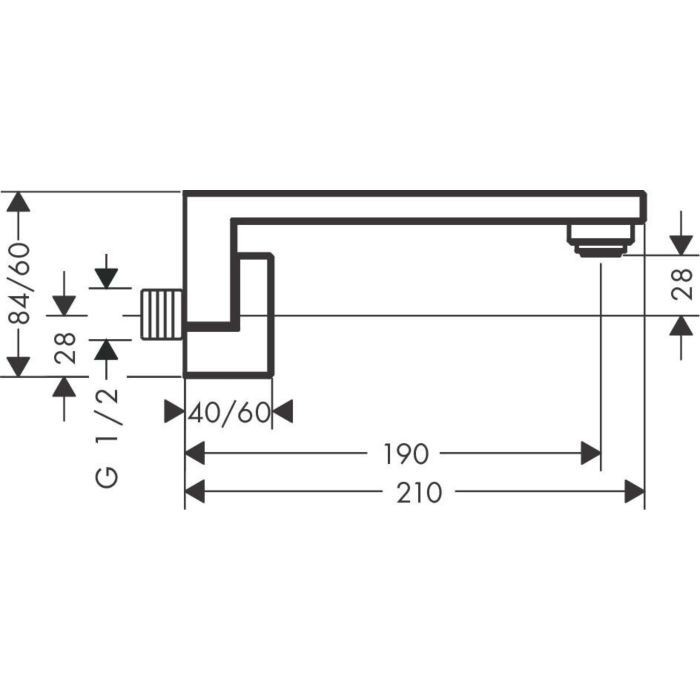 Излив для ванной Edge Axor, полированное золото арт. 46410990