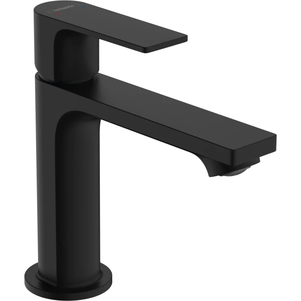 Смеситель для раковины со сливным гарнитуром, Hansgrohe Rebris E, черный арт. 72557670