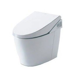 Унитаз напольный, автоматический в комплекте с сидением и крышкой, напольный, Neorest TOTO, TCF9683AJ/CS966TA цвет: белый