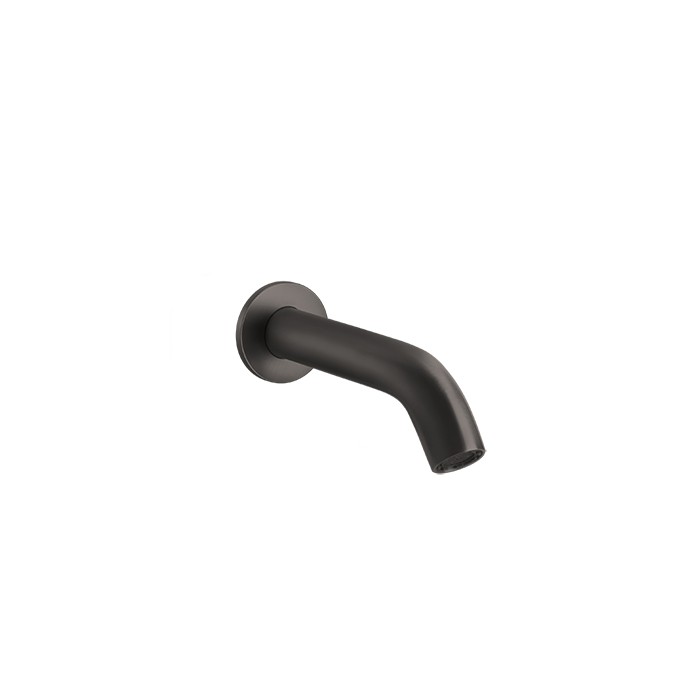 Излив для ванны 172мм на 1/2”, с удаленным управлением, Gessi 316, brushed black metal pvd арт. 54008#707