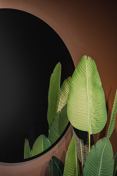 Зеркало d770 бесконтактный сенсор, черная рамка, Azario Monaco-black - LED-00002770