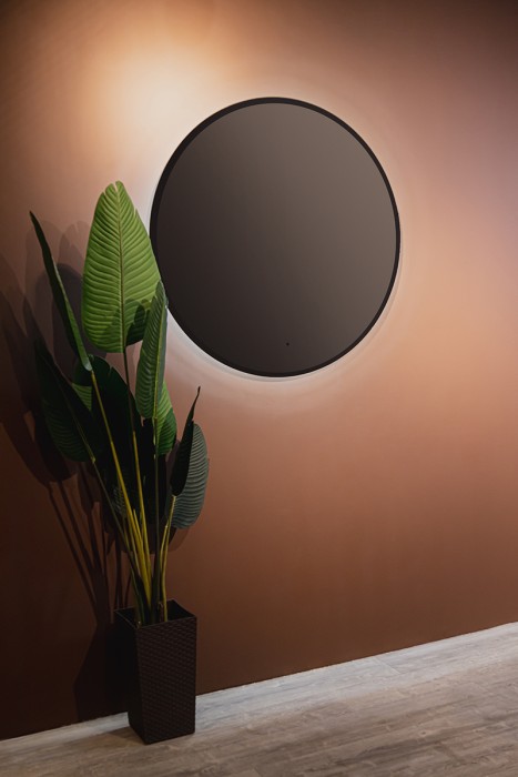 Зеркало d770 бесконтактный сенсор, черная рамка, Azario Monaco-black - LED-00002770