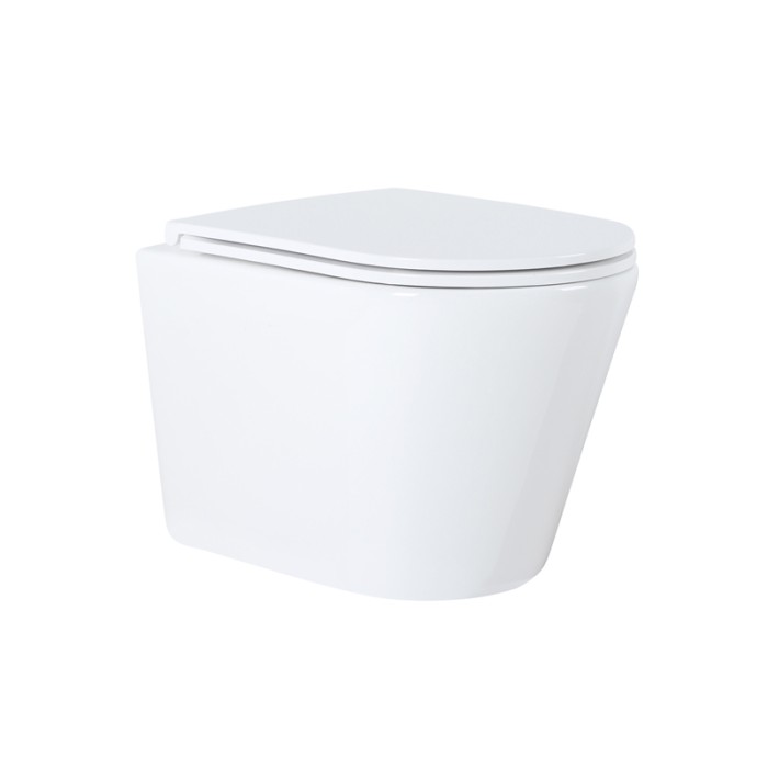 Готовый комплект инсталляция с панелью смыва + унитаз Teramo( круглый) с сидением микролифт +клавиша черная  Azario - AZ-8010-1000+AZ-8200-0013+AZ-0053