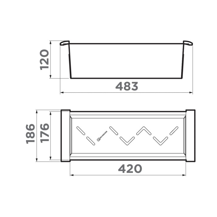 Корзина для сушки Omoikiri CO-04-LG, 4999056 цвет: золото