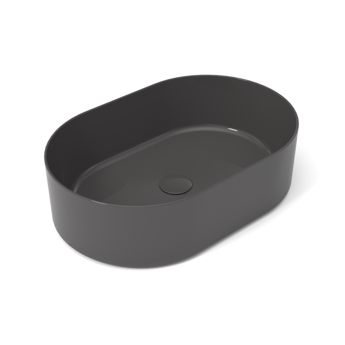 Накладная раковина 60x40x17 cm, Olympia ceramica Open, серый глянцевый арт. OPE42OV60006