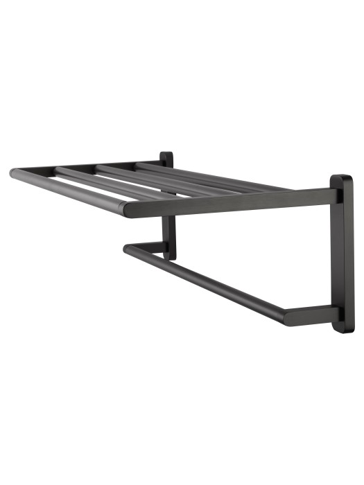 Полотенцедержатель с полкой, Wonzon & Woghand Graffity, WW-9381 цвет: графит