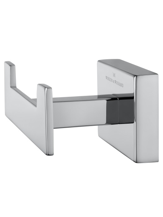 Двойной крючок для ванной, Wonzon & Woghand Flat, WW-9725 цвет: хром
