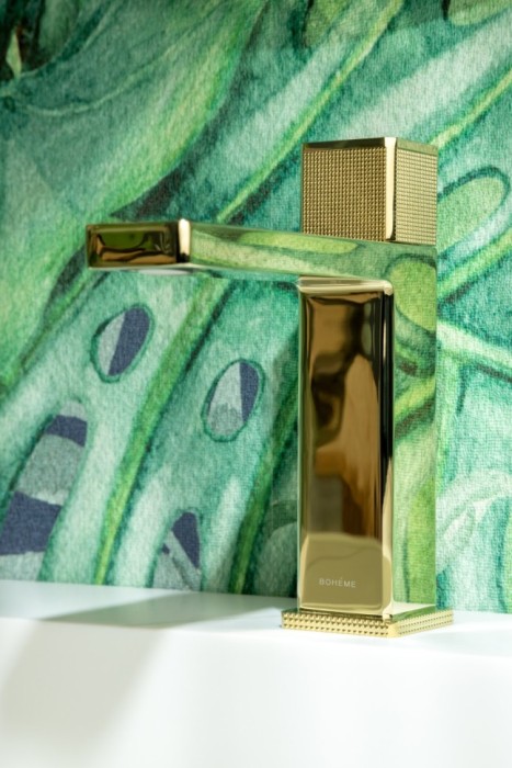 Смеситель автоматический для раковины gold, Boheme Quad - 159-G