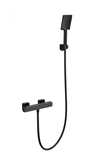 Смеситель для душа с термостатом, Wonzon &amp; Woghand Stay, WW-B2062-A-MB цвет: черный