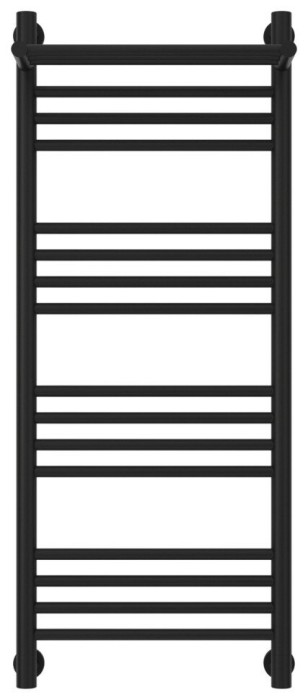 Сунержа Водяной полотенцесушитель 1000x400, Богема+ с 1 полкой, 31-0223-1040 цвет: матовый чёрный