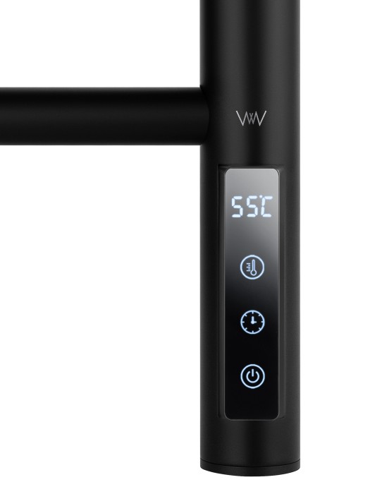 Полотенцесушитель электрический, Wonzon & Woghand Bonn, WW-AL409-MB цвет: черный