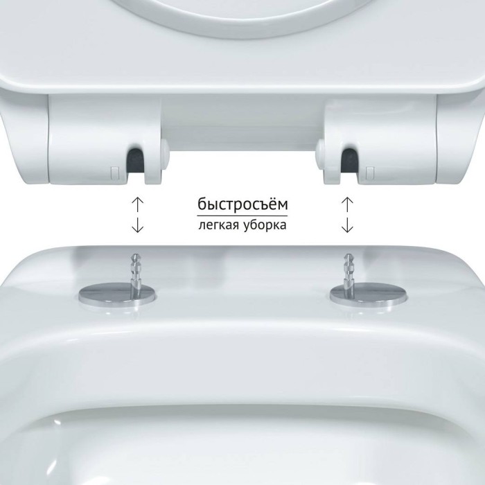 Унитаз BERGES ALBIT S, сиденье Top Slim SO, арт. 082147