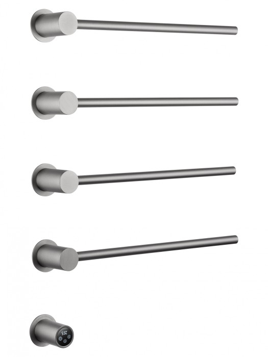 Полотенцесушитель электрический встраиваемый, Wonzon &amp; Woghand Hamburg, WW-AL314-BR цвет: никель