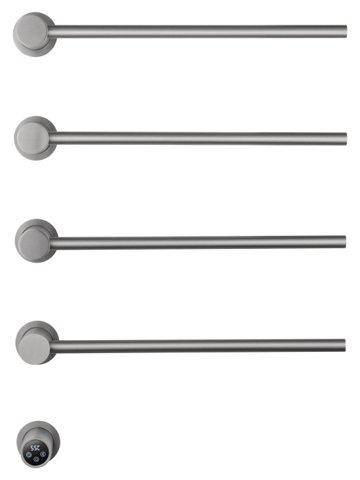 Полотенцесушитель электрический встраиваемый, Wonzon & Woghand Hamburg, WW-AL314-BR цвет: никель