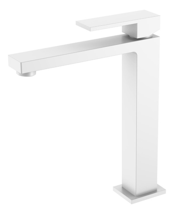 Смеситель для раковины, Matt White, Qubic Boheme 472-MW