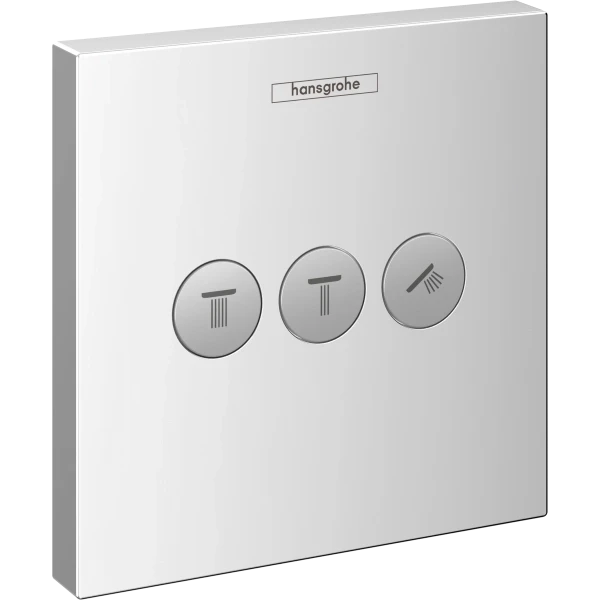 Переключатель потоков для душа на 3 потребителя, Hansgrohe ShowerSelect, хром арт. 15764000