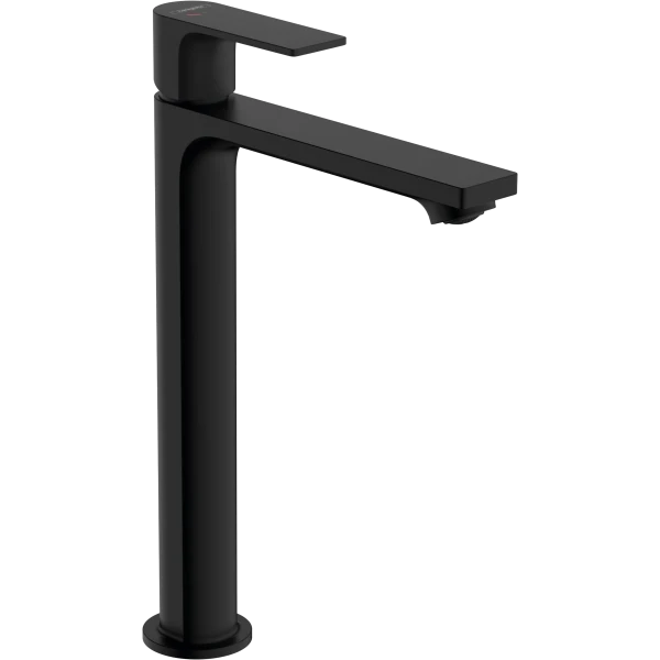 Смеситель для раковины CoolStart со сливным гарнитуром, Hansgrohe Rebris E, черный арт. 72581670