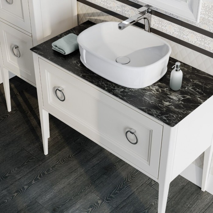 Раковина накладная 50x36см, Circo Kerama Marazzi, белый - CI.wb.50