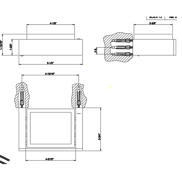 Мыльница подвесная, Gessi Rettangolo, хром/белый арт. 20801#031