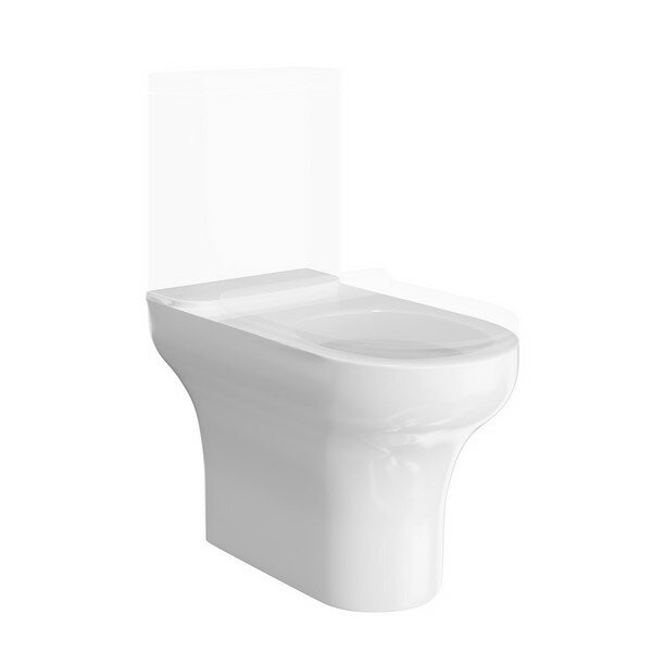 Унитаз напольный безободковый с крепежом без сиденья, Buongiorno Kerama Marazzi, белый - BG.wc.01