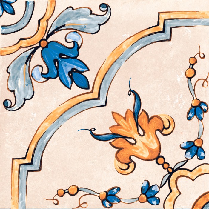 Плитка decoro giotto mix 20.3x20.3 SADON Tuscany арт. J87743