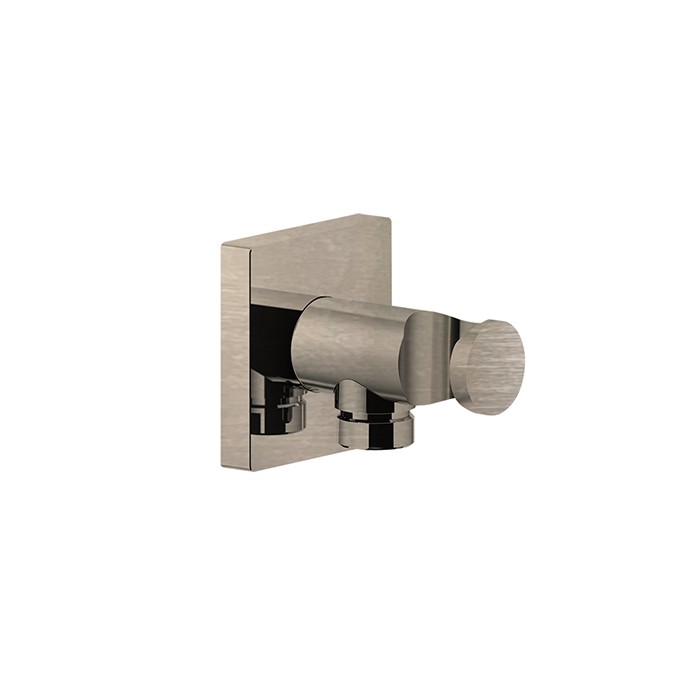 Держатель для душевой лейки с выводом воды, Gessi Emporio shower, finox brushed nickel арт. 47361#149