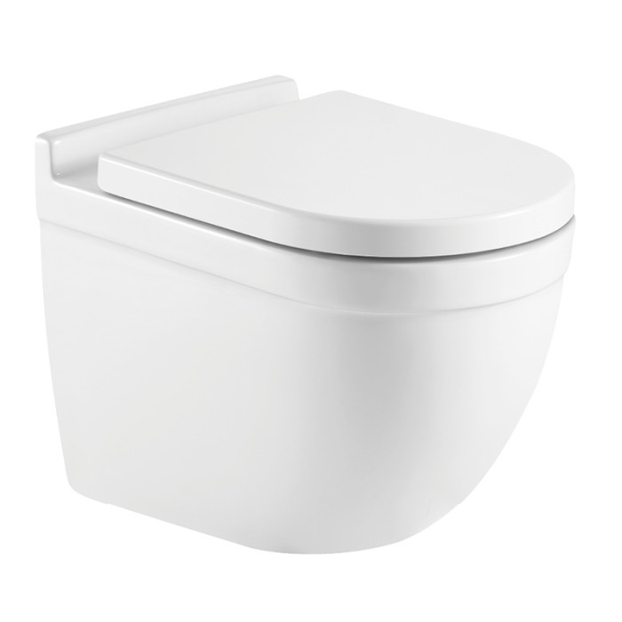 Готовый комплект инсталляция с панелью смыва + Fora с сидением микролифт +клавиша 0030, хром матовый  Azario - AZ-8010-1000+AZ-8200-0030+AZ-0017 E-R