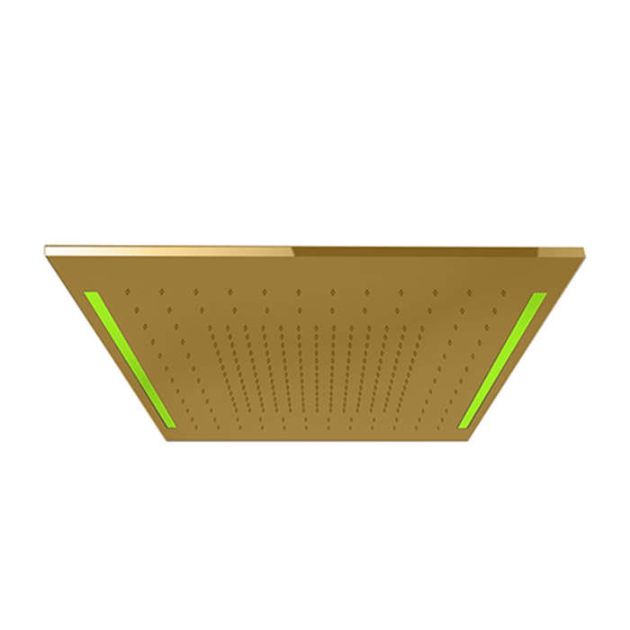 Верхний душ 50х50см., потолочный, Gessi Colour, gold pvd арт. 57997#246