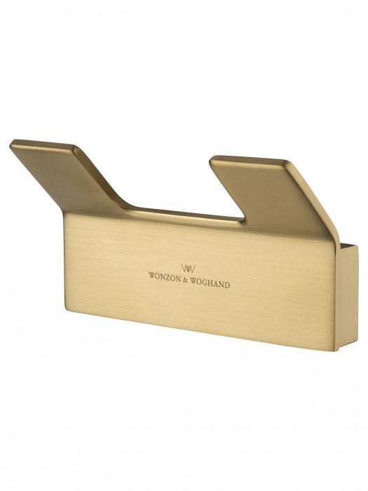Двойной крючок для ванной, Wonzon &amp; Woghand Lotte, WW-8325-BG цвет: золото