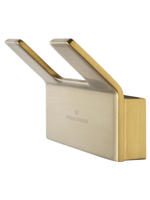 Двойной крючок для ванной, Wonzon & Woghand Lotte, WW-8325-BG цвет: золото