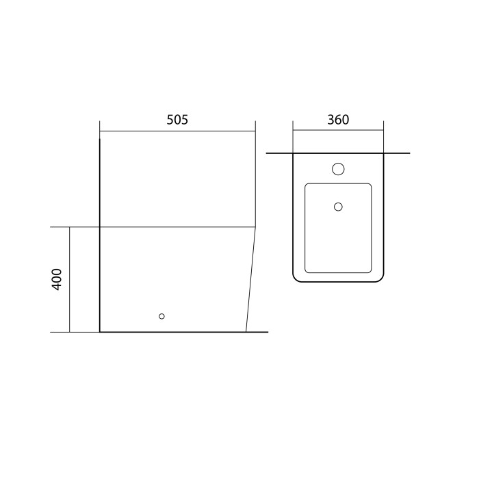 Биде напольное Aquatek Либра new, белый арт. AQ1266N-00