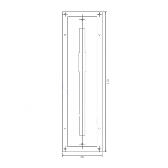 Fima Carlo Frattini Cтальная пластина, Nomos Go, F2193 цвет: