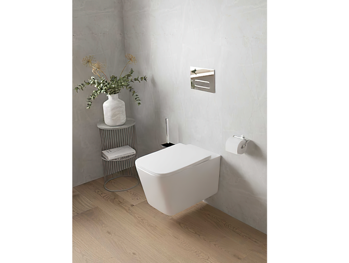 Клавиша смыва Aquatek, прямоугольная, KDI-0000016 цвет: хром