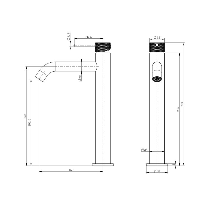 Смеситель для раковины высокий, Wonzon & Woghand, WW-H1062-CR цвет: хром