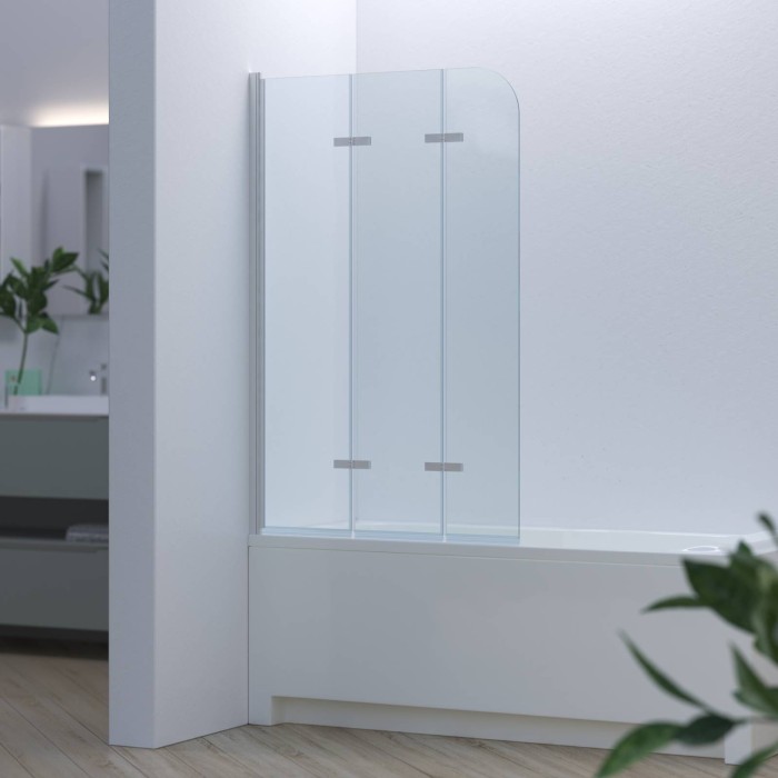 Душевая шторка 800мм BERGES City 2.0, хром арт. 062012