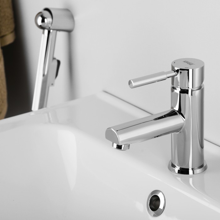 Смеситель для раковины с гигиенической лейкой Main 4100 WasserKRAFT арт. 4108