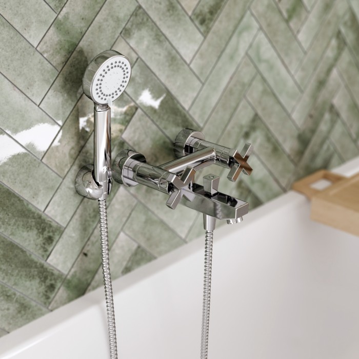 Смеситель для ванны с коротким изливом Weser 7800 WasserKRAFT арт. 7801