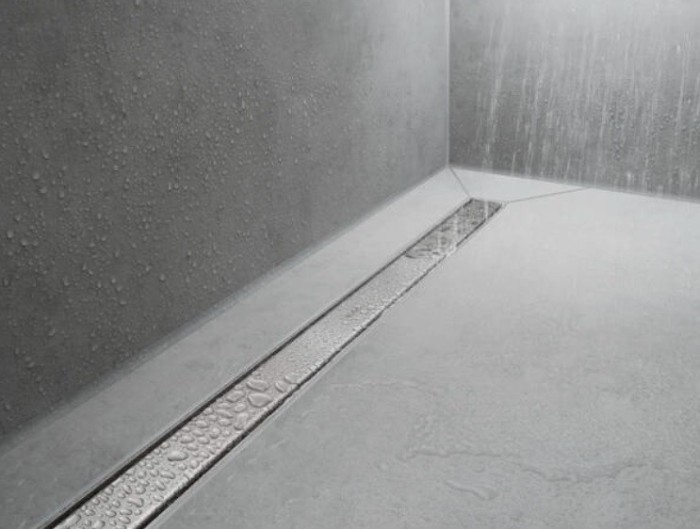 Внешняя часть трапа для душа Match, 120 см, с регулировкой по высоте под RainDrain Match Hansgrohe, сталь арт. 56042800