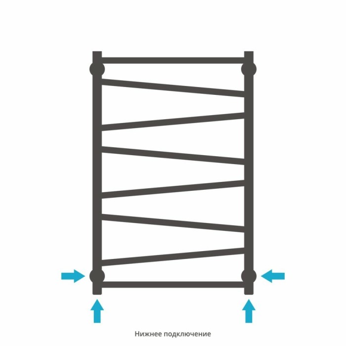 Сунержа Водяной полотенцесушитель 800x500, Сирокко, 032-0253-8050 цвет: матовое золото