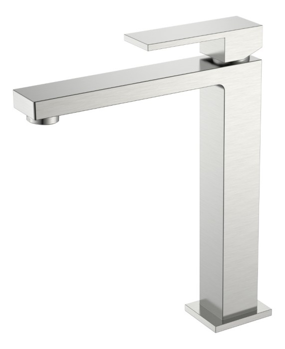 Смеситель для раковины, Brushed Nickel, Qubic Boheme 472-NB