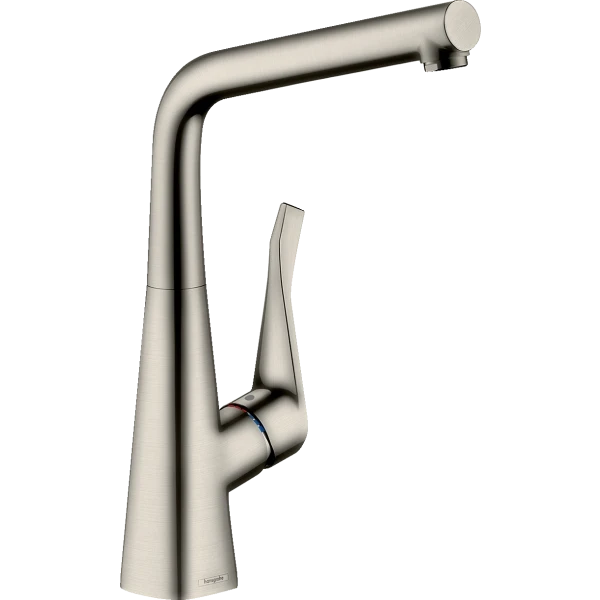 Смеситель для кухни, Hansgrohe Metris M71, нержавеющая сталь арт. 14822800
