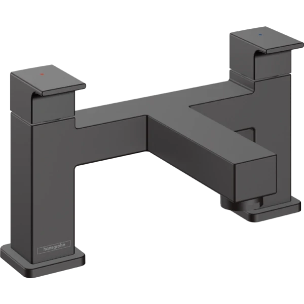 Смеситель для ванны на 2 отверстия, Hansgrohe Vernis Shape, черный арт. 71452670