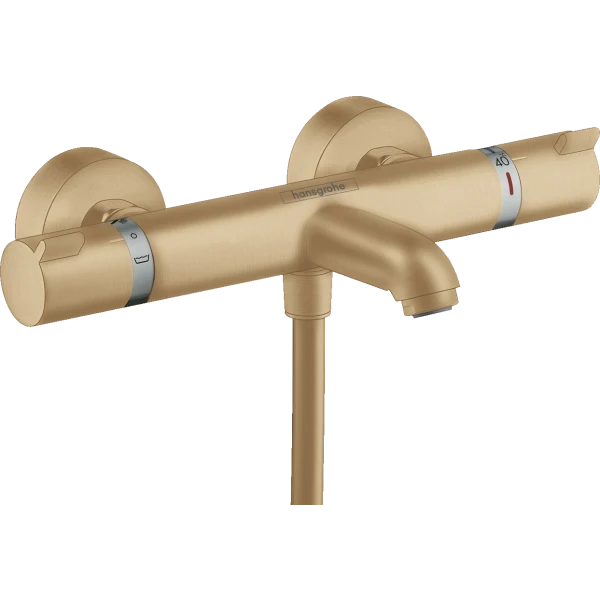 Смеситель для ванны с термостатом, Hansgrohe Ecostat Comfort, бронза арт. 13114140