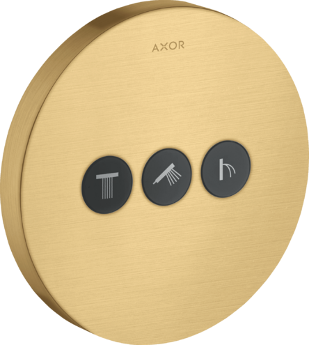 Переключатель потоков ShowerSelect Axor, шлифованное золото арт. 36727250