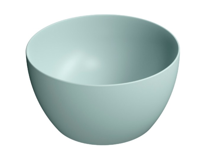 Раковина накладная 42х42х22 см, цвет ghiaccio matte, санфаянс, Color-elements GSI арт. 885215