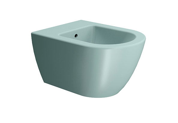 Биде подвисное 36х50 см, с переливом, цвет ghiaccio matte, GSI Color-elements арт. 8864115