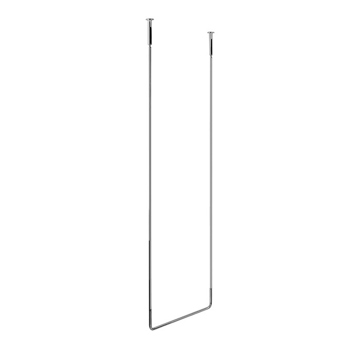 Полотенцедержатель потолочный - 60хh160см., Gessi Goccia, brushed chrome арт. 38143#147