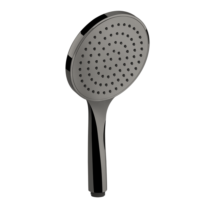 Душевая лейка с защитой от известкового налёта, Gessi Rettangolo, black metal brushed pvd арт. 14370#707